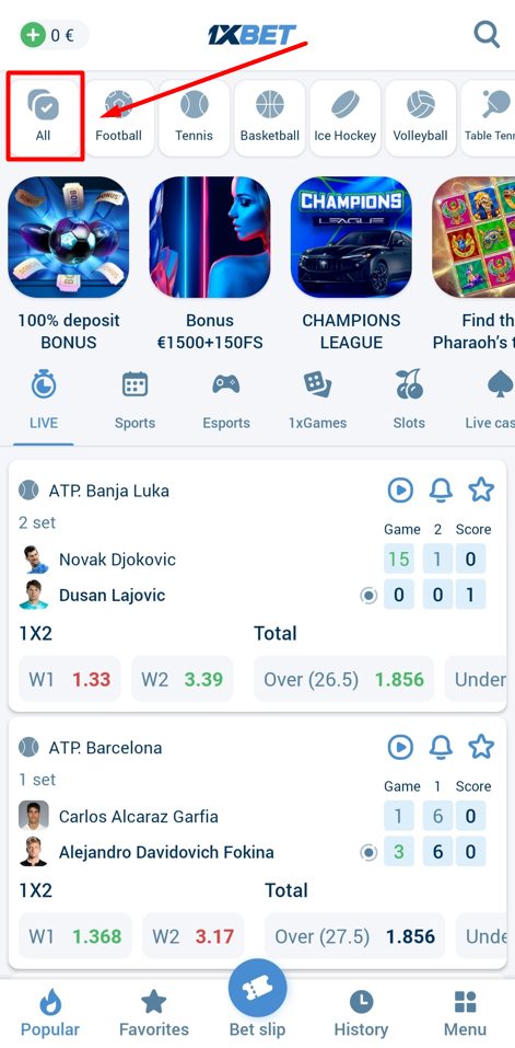 1xbet live Match Streaming