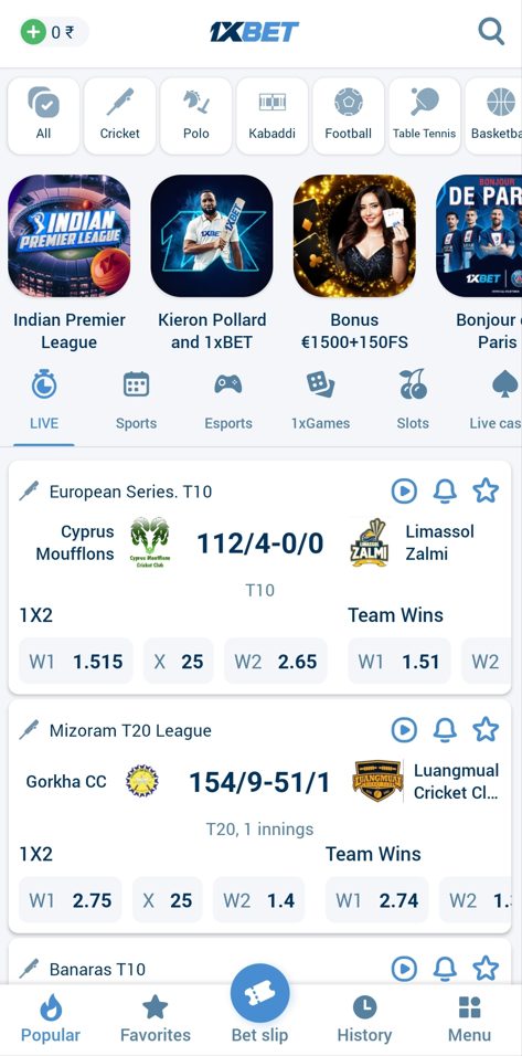 1xBet Betting App