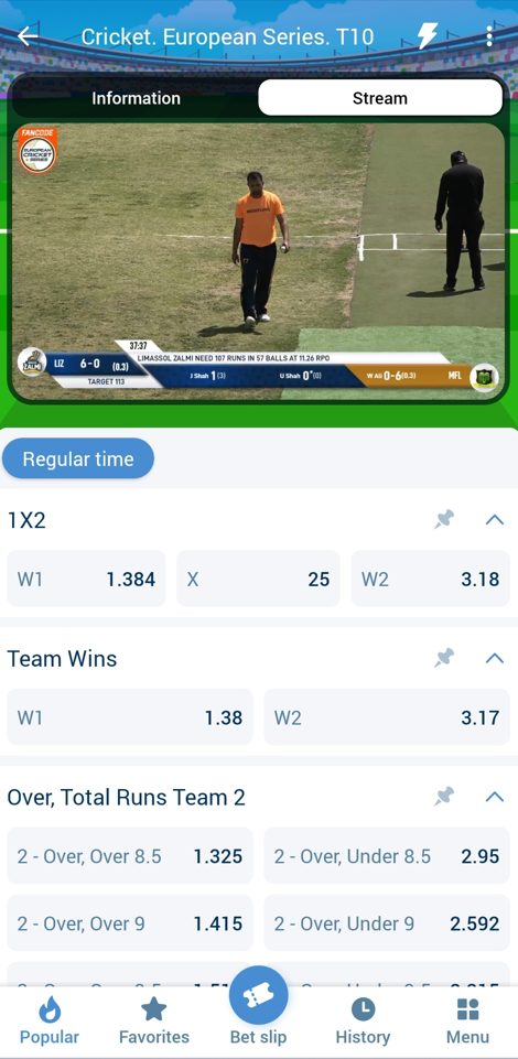 1xbet Live Streaming and Match Tracker
